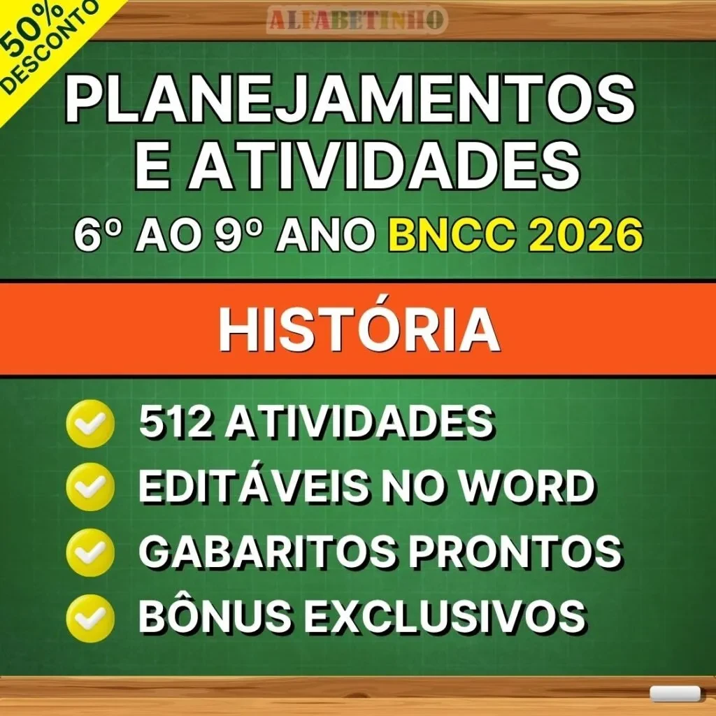Plano de Aula de História - 6º ao 9º ano