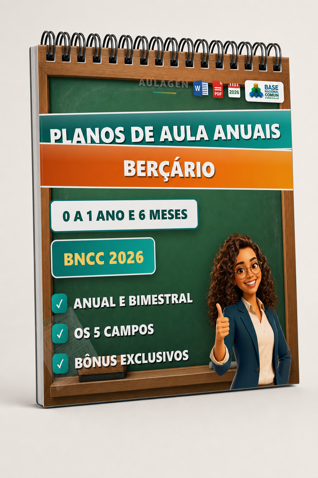 Planos de Aula Anuais para Berçário — planejamento anual alinhado à BNCC 2026