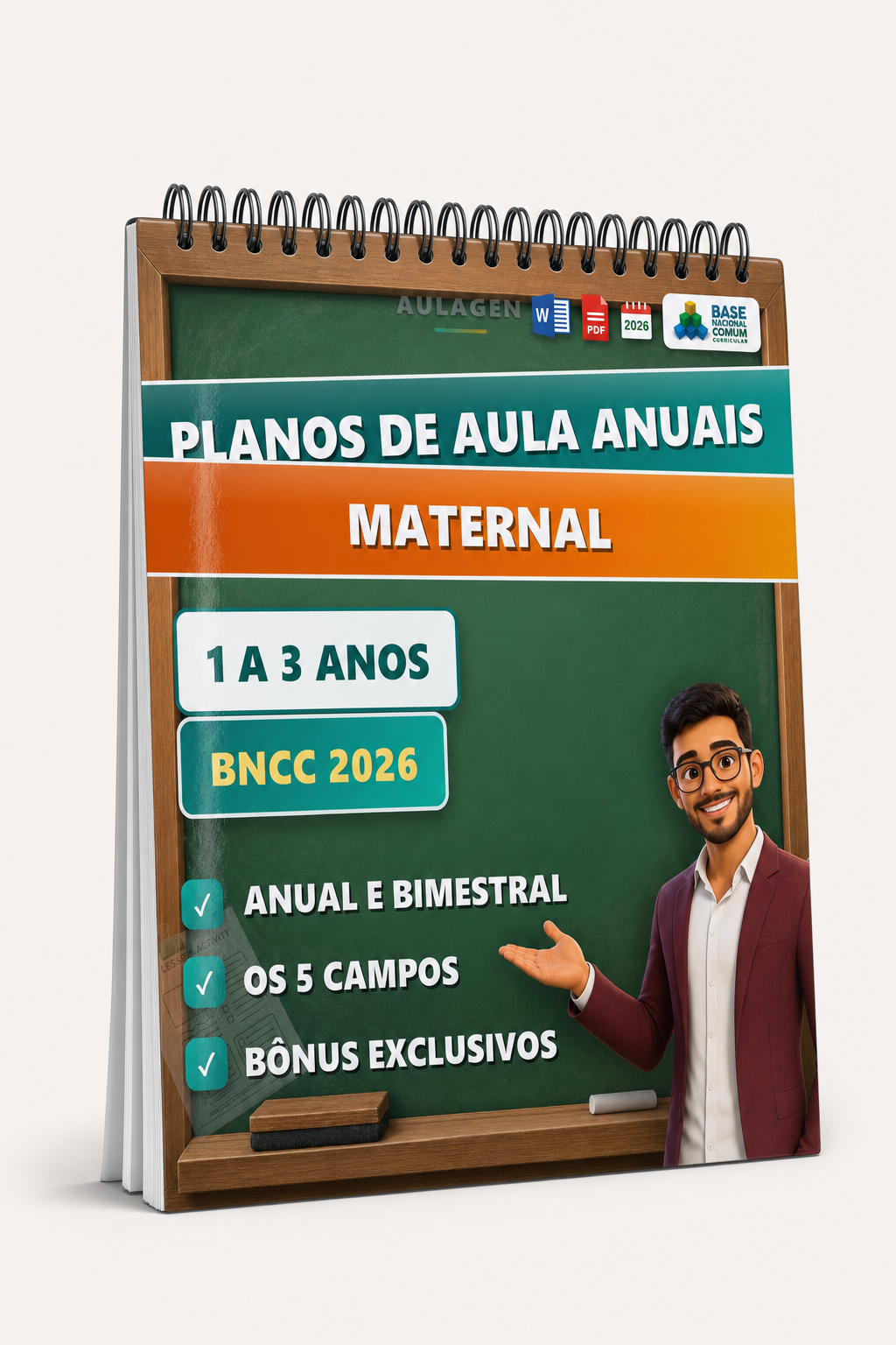 Planos de Aula Anuais para Maternal — planejamento anual alinhado à BNCC 2026