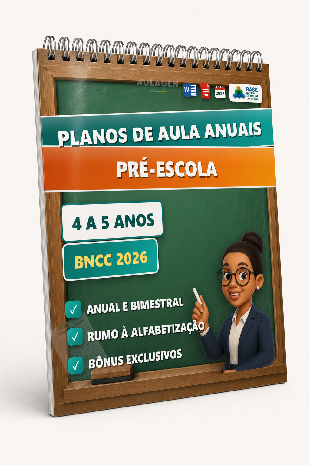 Planos de Aula Anuais para Pré-escola — planejamento anual alinhado à BNCC 2026