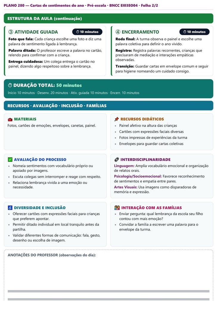 310 Planos Diários - Pré-escola — página interna