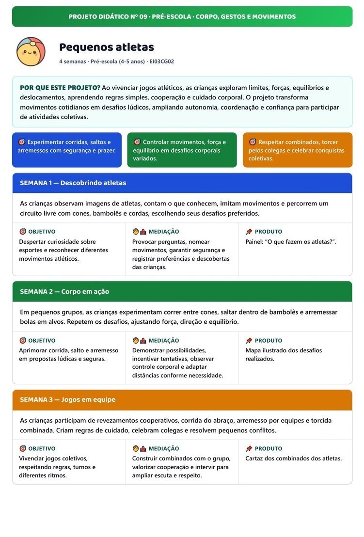 50 Projetos para Pré-escola — página interna