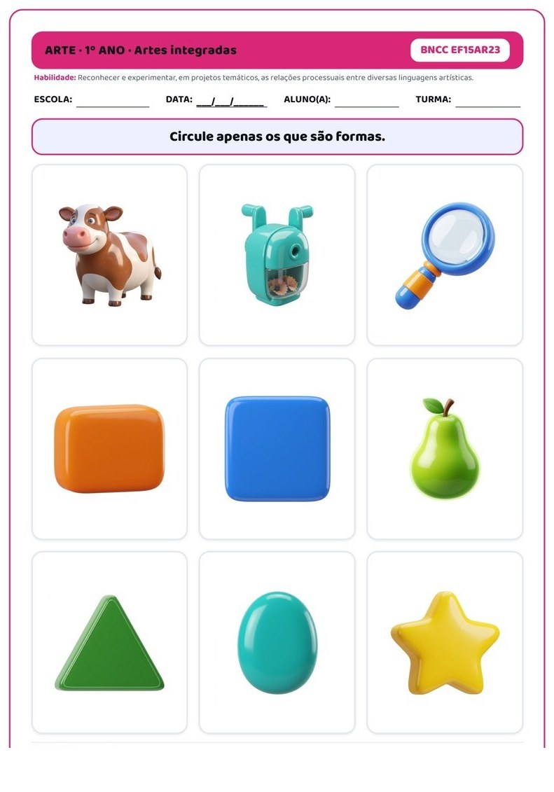 Atividades - 1º Ano Fundamental — página interna