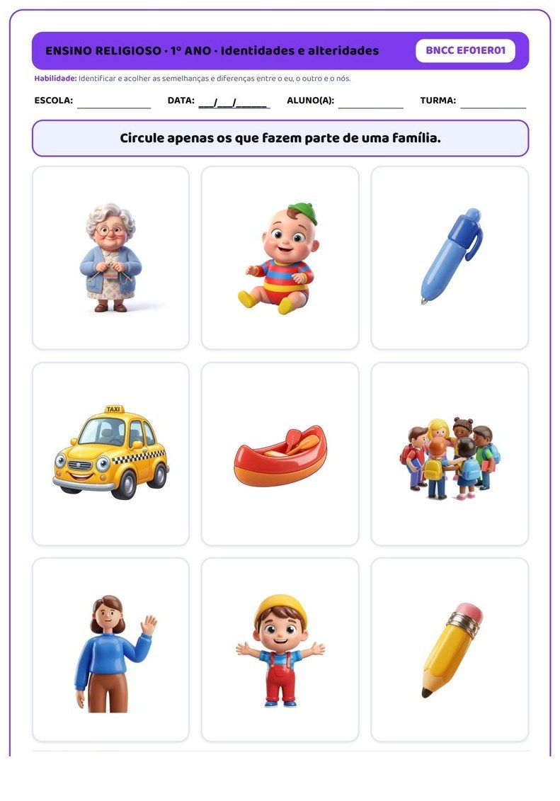 Atividades - 1º Ano Fundamental — página interna