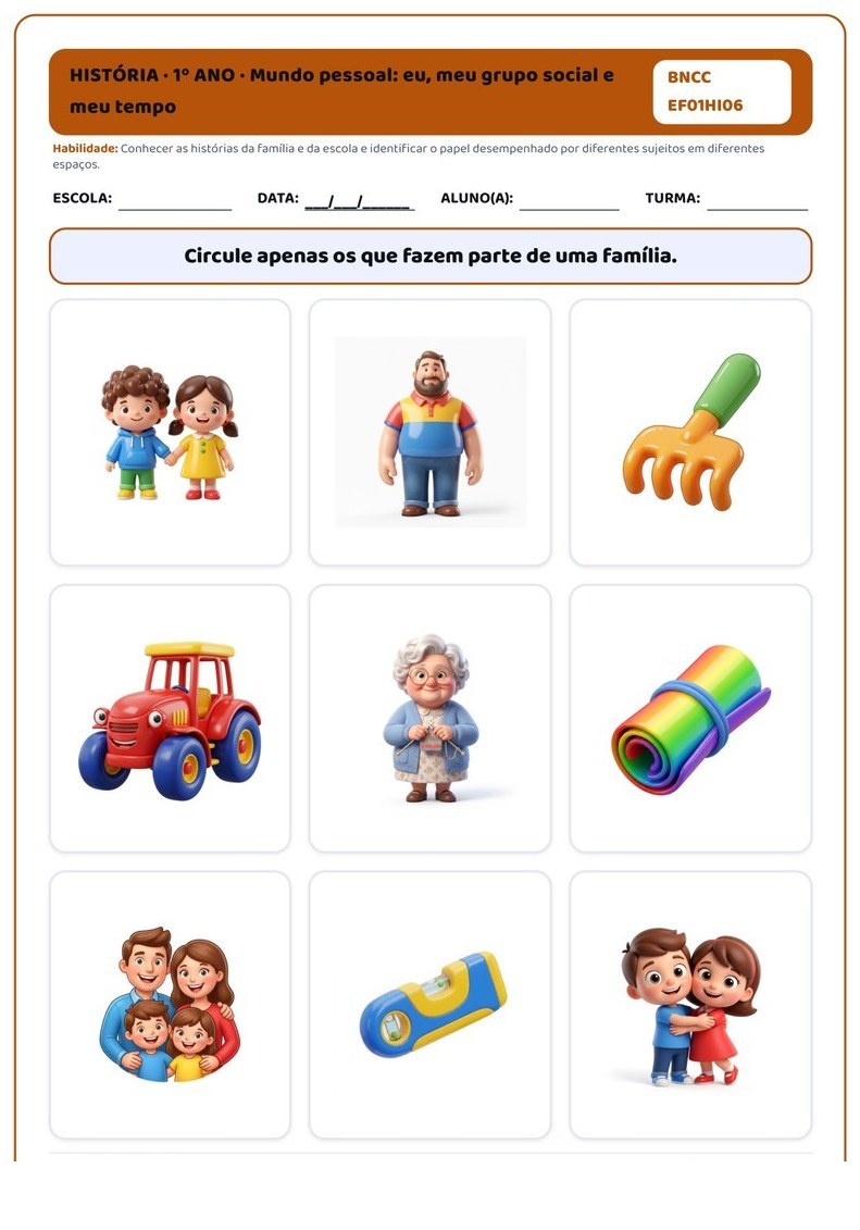 Atividades - 1º Ano Fundamental — página interna