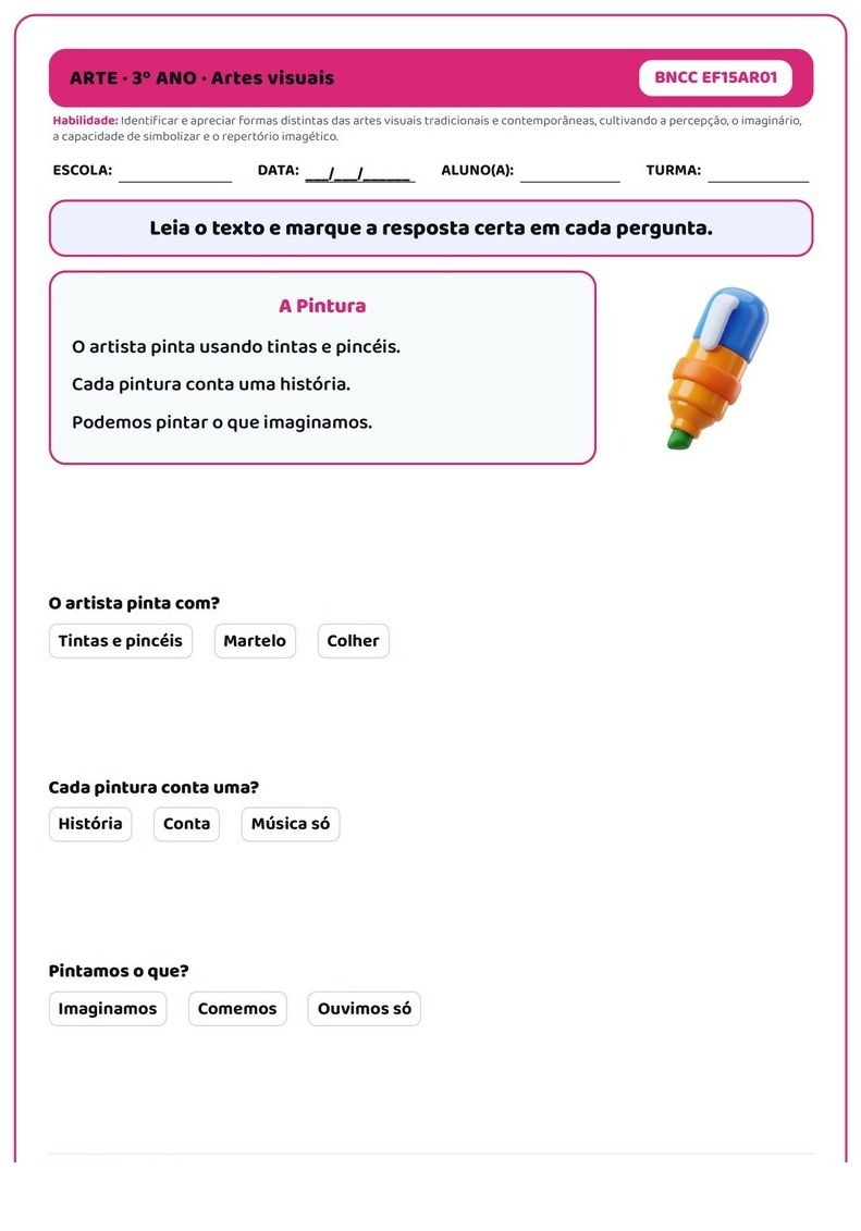 Atividades - 3º Ano Fundamental — página interna