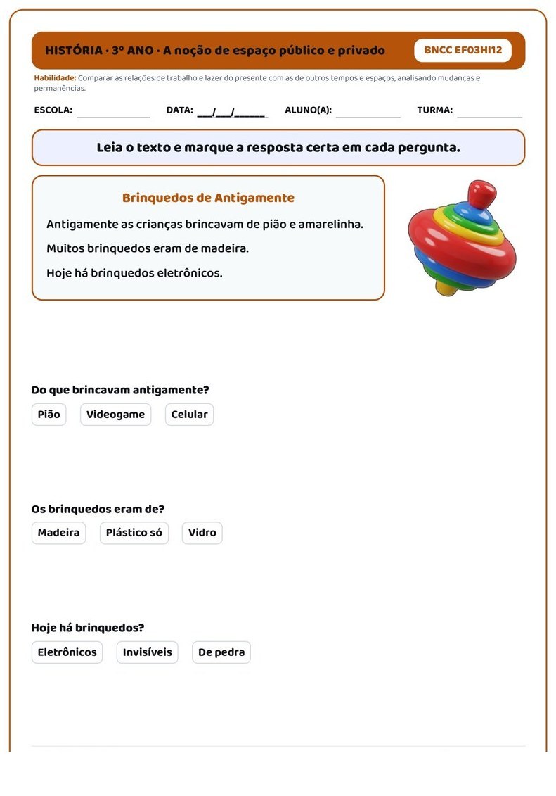 Atividades - 3º Ano Fundamental — página interna