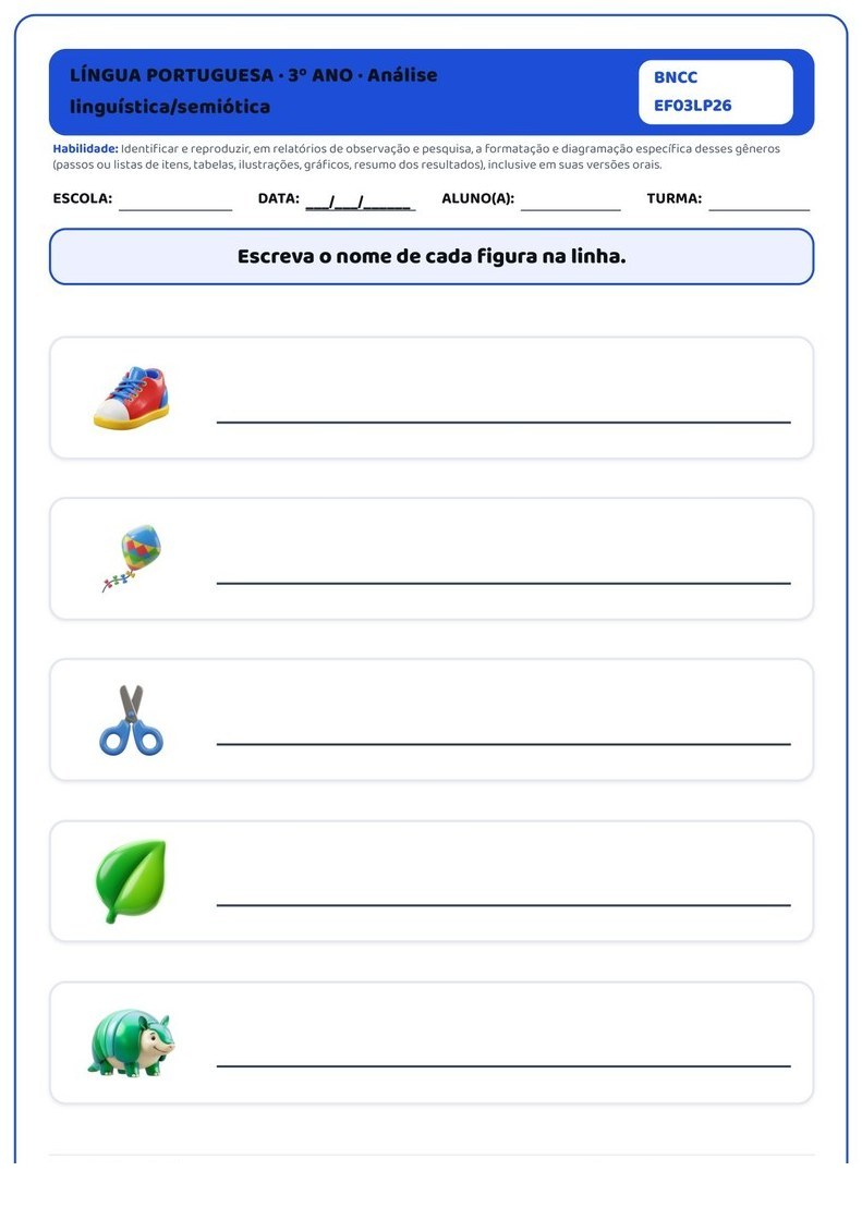 Atividades - 3º Ano Fundamental — página interna