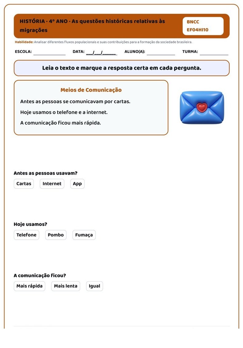 Atividades - 4º Ano Fundamental — página interna