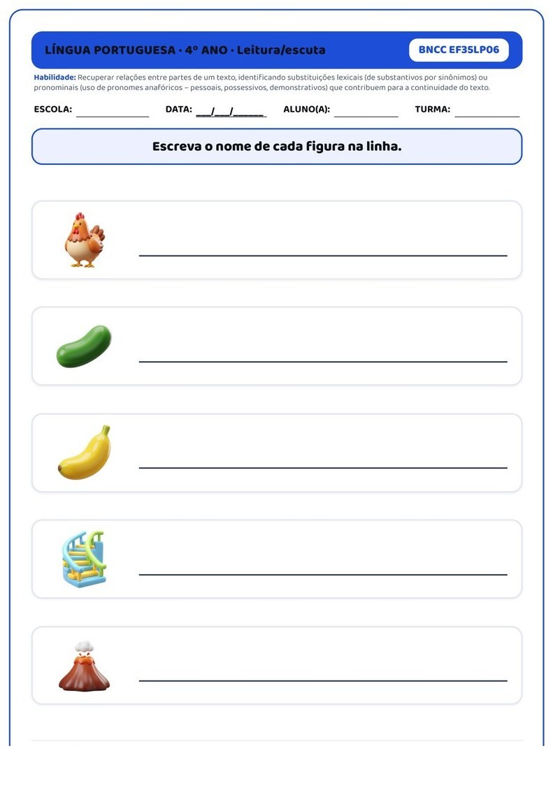 Atividades - 4º Ano Fundamental — página interna