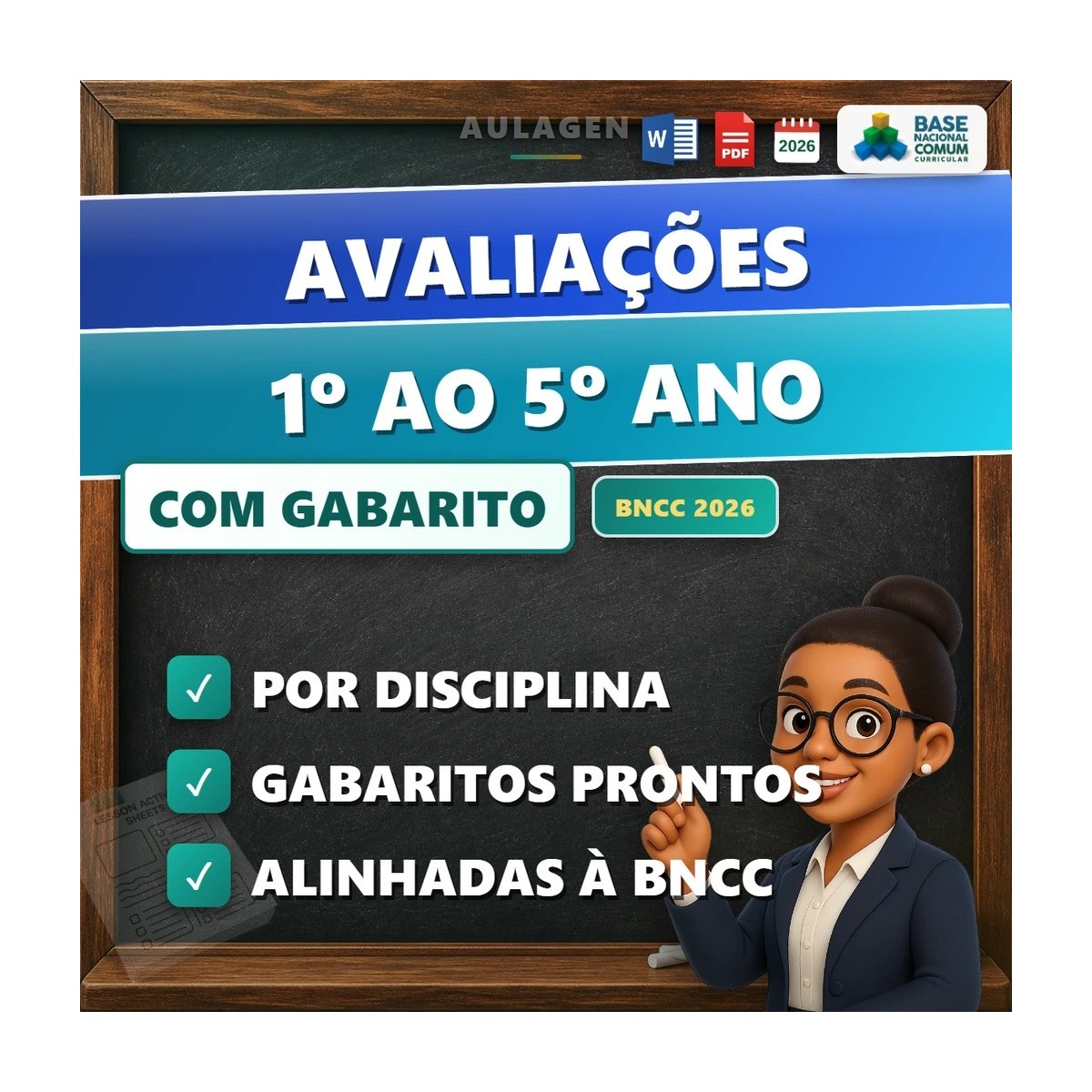 Avaliações - 1º ao 5º ano — página interna