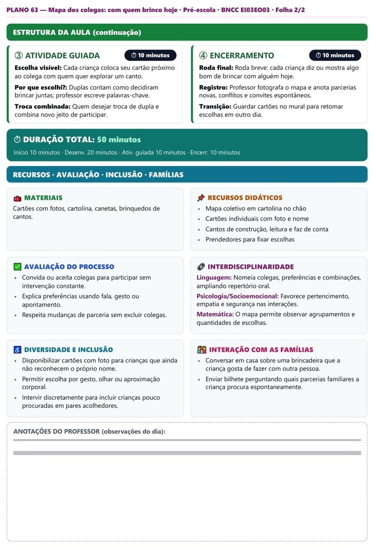 Combo Total Educação Infantil - Tudo em Um — página interna