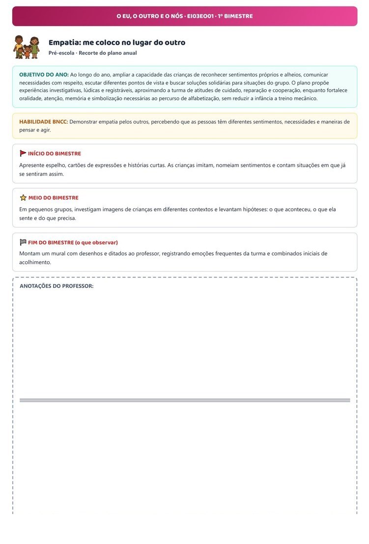 Kit Avaliação e Acompanhamento - Educação Infantil — página interna