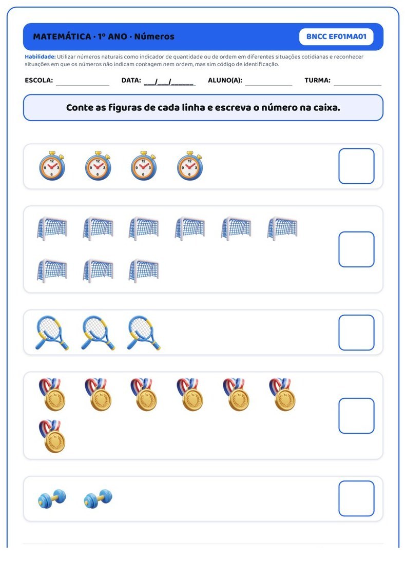 Planos e Atividades de Matemática 1º-5º ano — página interna