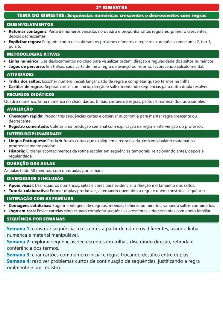 Planos e Atividades de Matemática 1º-5º ano — página interna