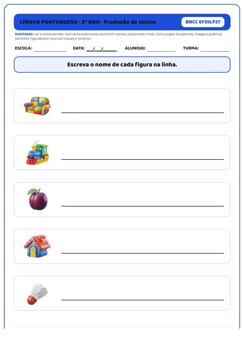Planos e Atividades de Português 1º-5º ano — página interna