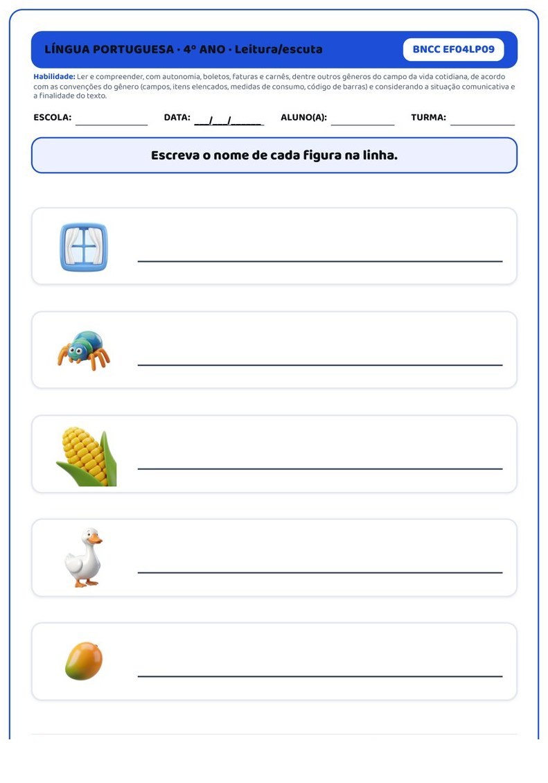 Planos e Atividades de Português 1º-5º ano — página interna