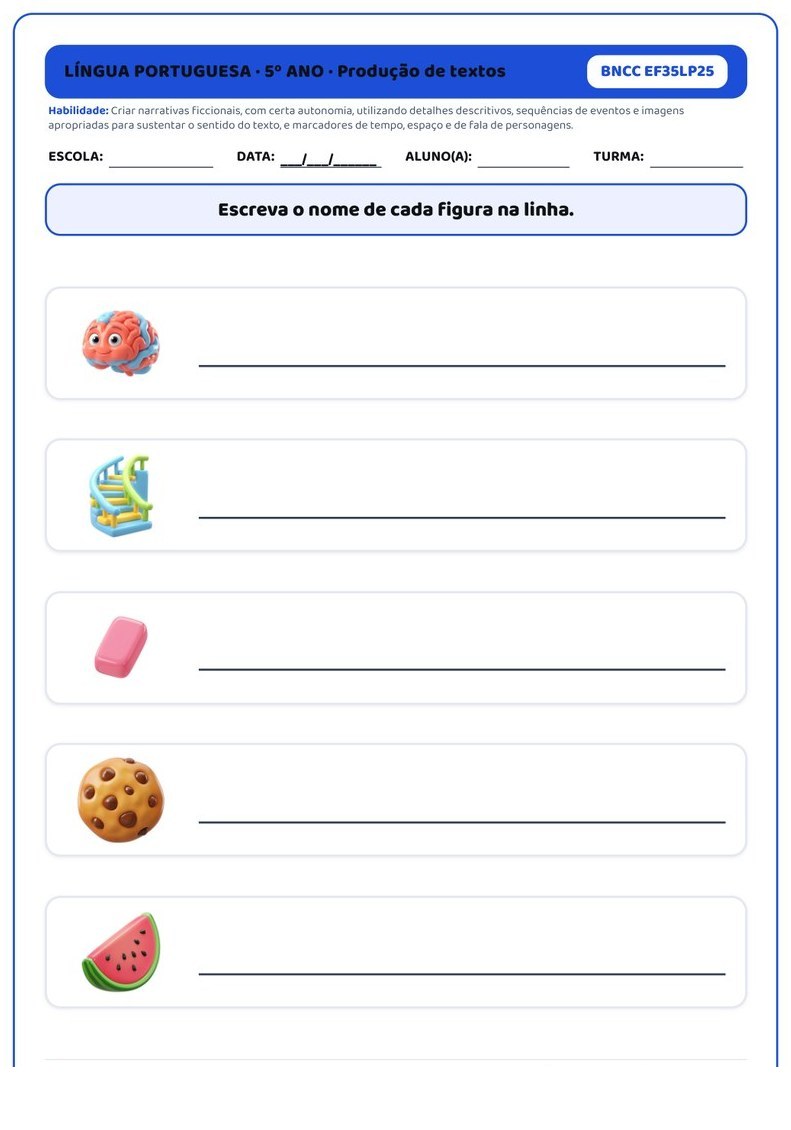Planos e Atividades de Português 1º-5º ano — página interna