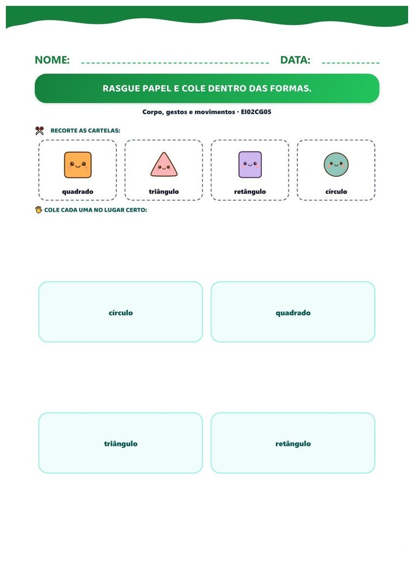 Planos de Aula e Atividades - Educação Infantil — página interna