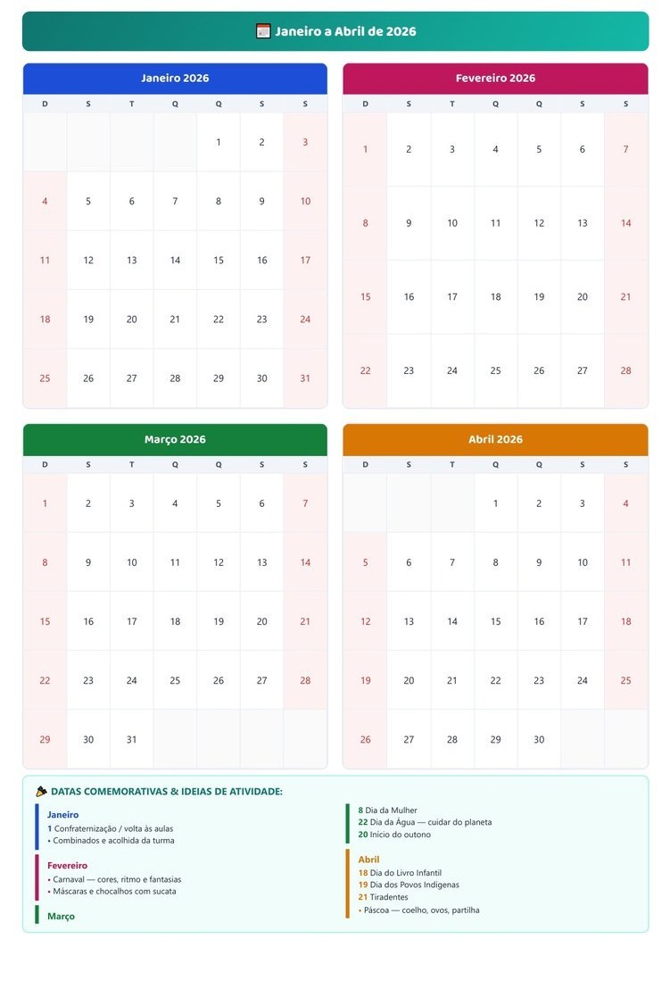 120 Relatórios de Desenvolvimento - Pré-escola — página interna
